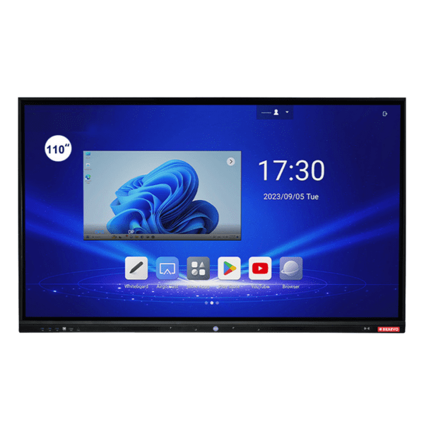 BRAEVO 110 inch Smart Interactive Flat Panel With Digital Touch