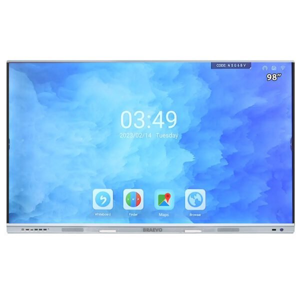 BRAEVO 98 inch Smart Interactive Flat Panel With Digital Touch