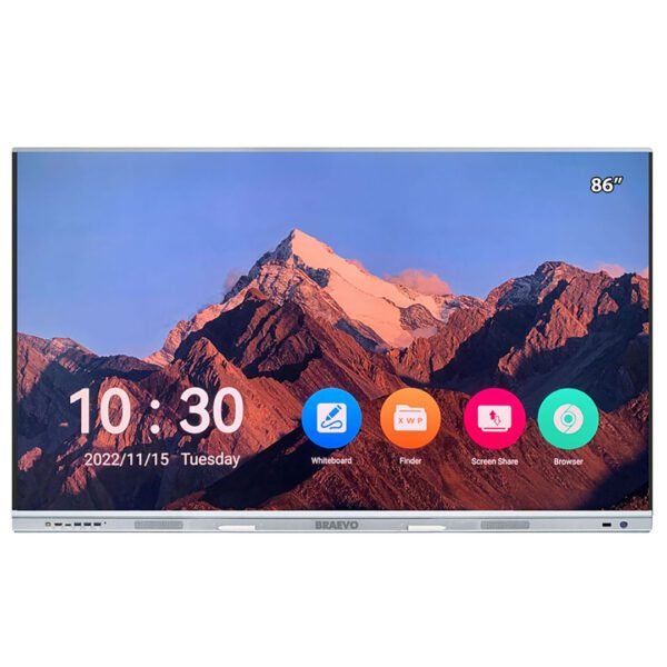 BRAEVO 86 inch Smart Interactive Flat Panel With Digital Touch